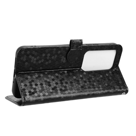 Чохол-розкладачка для Xiaomi Redmi 15 5G/4G, Wallet Rhombus, чорний