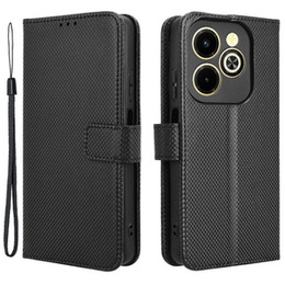 Чохол-книжка для Infinix Hot 40i, Wallet Smart Magnet, чорний