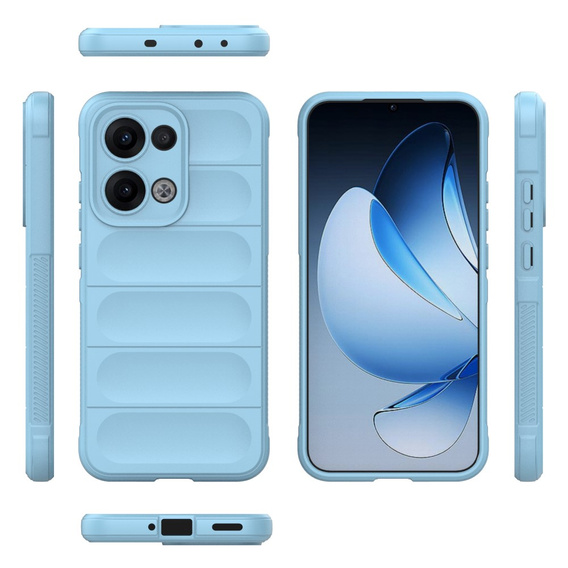 Чехол до Oppo Reno 13, Gaming Shockproof, синий