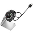 Алюминиевая USB док-станция для Garmin Fenix 7/7S/7X/6/6X/6S, серебристый