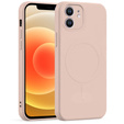 Чехол Silicone до iPhone 11, MagSafe, Pink