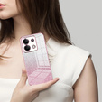 Чехол для Xiaomi Redmi Note 13 5G, Glitter Case CamShield, розовый