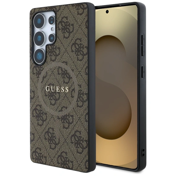 Чехол GUESS 4G Ring Classic Logo MagSafe для Samsung Galaxy S25 Ultra