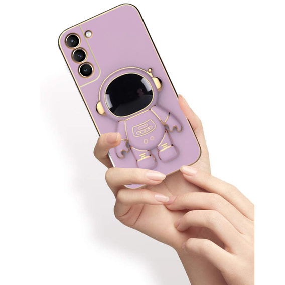 Чoхол до Samsung Galaxy S23 Plus, Astronaut, фіолетовий