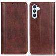 Чехол до Samsung Galaxy A55 5G, Wallet Litchi Leather, коричневый
