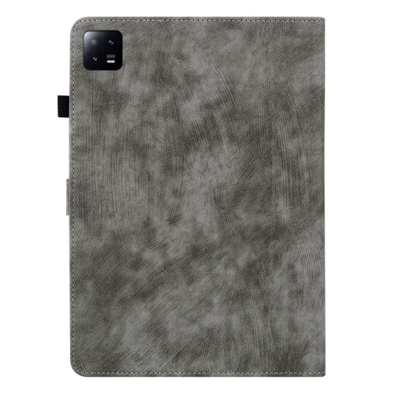 Чoхол до Xiaomi Pad 6, Wallet Pen Slot, сірий