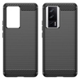 Чехол до Poco F5 Pro 5G, Carbon, чёрный
