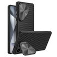 Чохол для Samsung Galaxy S25 Ultra, броньований Nillkin, Carboprof Case, для Magsafe, чорний
