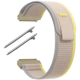 Ремешок Nylon до Samsung Galaxy Watch Active 22mm, Beige