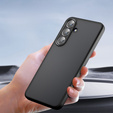 Чехол до Samsung Galaxy S25 FE, Fusion Hybrid, прозрачный / черный