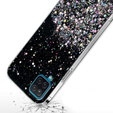 Чoхол до Samsung Galaxy A12 / M12 / A12 2021, Glittery, чорний