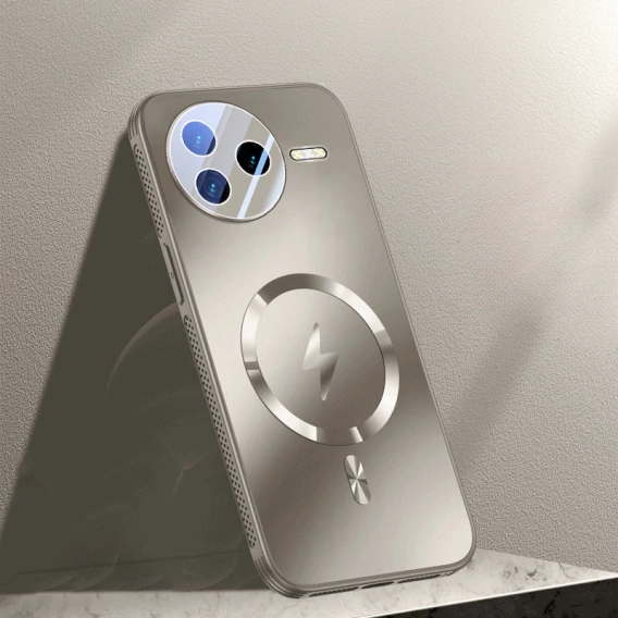 Чехол для Xiaomi Poco F7 Ultra, MagSafe, титановое золото