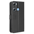 Откидной чехол для Infinix Hot 20i, Wallet Smart Magnet Case, чёрный