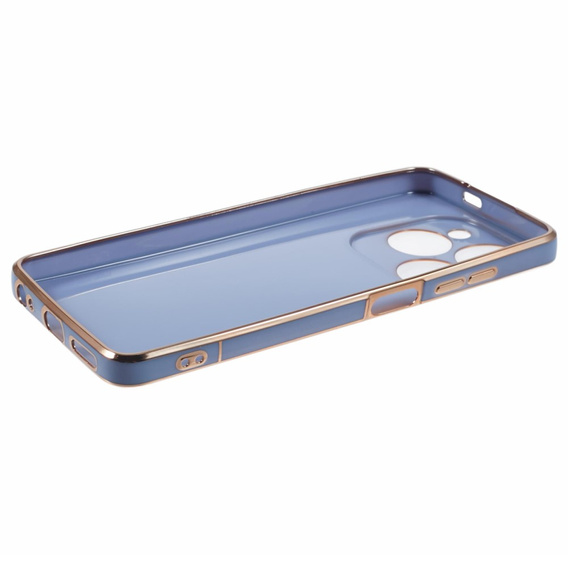 Чехол для Infinix Hot 40i, Glamour CamShield, синий