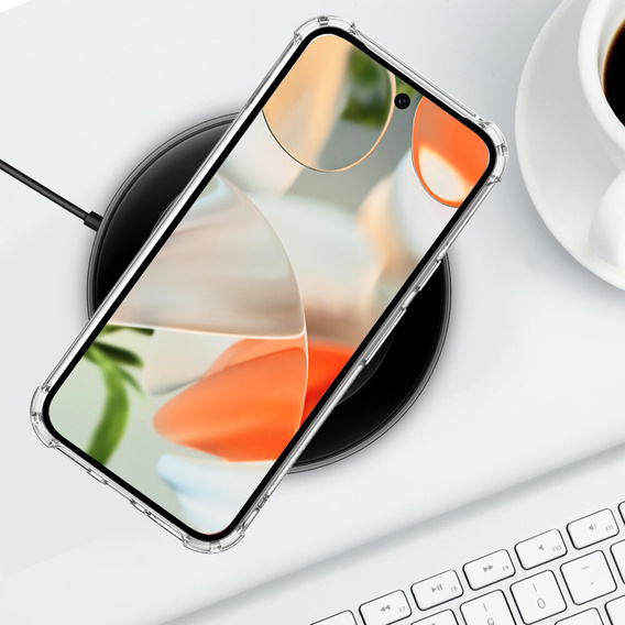 Чoхол до Google Pixel 9 / 9 Pro, Dropproof MagSafe, прозорий