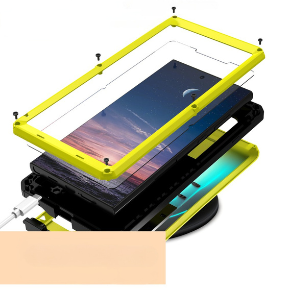 Броньований чохол для Samsung Galaxy S25 Ultra, R-JUST, жовтий