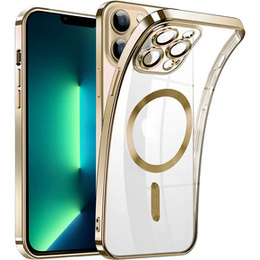 Чoхол до iPhone 13 Pro, MagSafe Hybrid, золотий