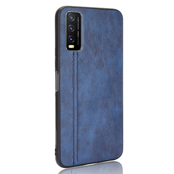 Кожаный чехол ERBORD для Vivo Y20/Y20i/Y20s/Y11s - Blue