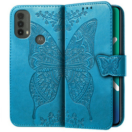Чохол-книжка для Motorola Moto E40/E30/E20, Butterfly, м'яти