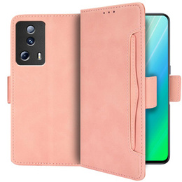 Откидной чехол для Xiaomi 13 Lite, Card Slot, розовый