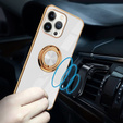 Чoхол до iPhone 13 Pro, Electro Ring, білий