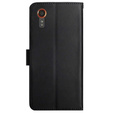 Чохол-фліп для Samsung Galaxy Xcover 7, Split Leather, чорний