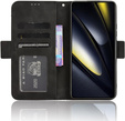 Откидной чехол для Xiaomi Poco F6, Card Slot, чёрный