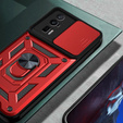 Чехол NOX Camera Slide Xiaomi Poco F5 Pro, CamShield Slide, красный