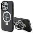 Чехол Karl Lagerfeld Ring Stand Karl & Choupette MagSafe для iPhone 15 Pro
