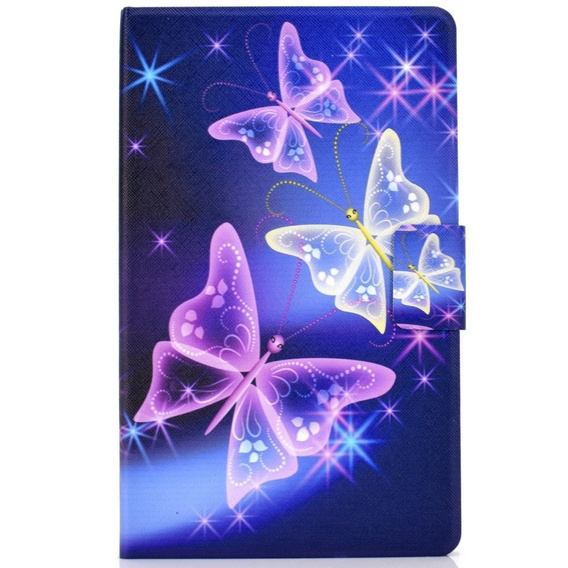 Чoхол до Samsung Galaxy Tab A7 10.4 2020 T500 T505, butterflies, фіолетовий