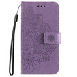Откидной чехол для Samsung Galaxy A53 5G, Mandala Flower, фиолетовый