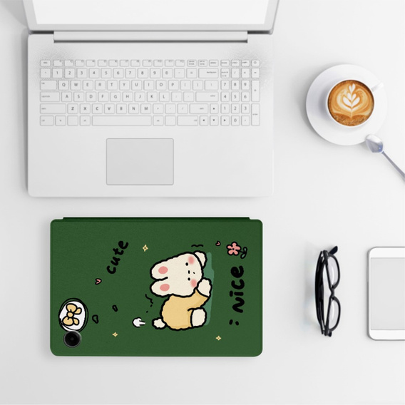 Чохол-обкладинка для Samsung Galaxy Tab A9, cute rabbit