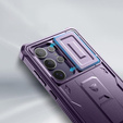 Броньований чохол для Samsung Galaxy S24 Ultra, Dexnor Full Body (Two Frames), фіолетовий