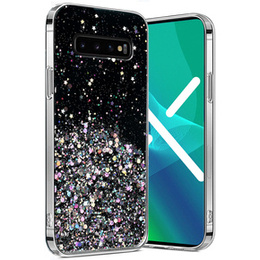 Чoхол до Samsung Galaxy S10 Plus, Glittery, чорний