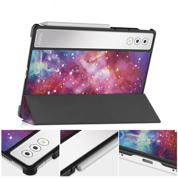 Чохол для Lenovo Yoga Tab Plus, Smartcase, galaxy