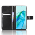 Откидной чехол для Honor Magic 5 Lite, Crazy Horse Wallet, чёрный