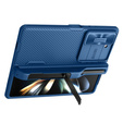 Чехол NILLKIN для Samsung Galaxy Z Fold5 5G, слот для пера CamShield Pro, с подставкой, синий