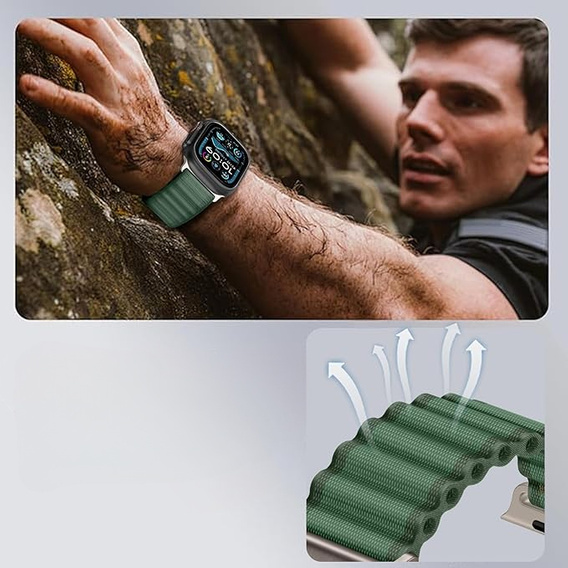 Нейлоновый ремешок для Apple Watch 1/2/3/4/5/6/7/8/9/SE/Ultra/Ultra 2 42/44/45/49 мм