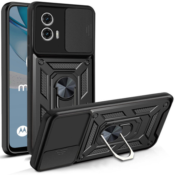 Чохол NOX Camera Slide Motorola Moto G53 5G, CamShield Slide, чорний