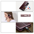 Флип-кейс CASEME для Samsung Galaxy Note 20 Ultra, Waxy Textured, красный