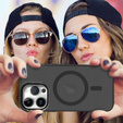 Чохол для iPhone 15 Pro Max, MagColor для MagSafe, чорний