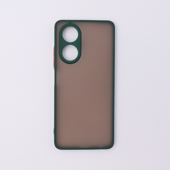 Тонкий корпус для Oppo A78 5G, Slim, прозрачный / зелёный