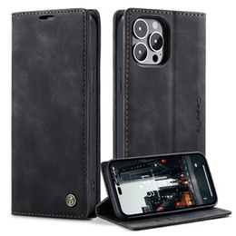 Чохол-сумка для iPhone 14 Pro, Leather Wallet Case, чорний