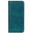 Чехол до Samsung Galaxy S23 FE, Wallet Litchi Leather, зелёный