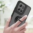 Чохол для Motorola Moto G15 / Motorola Moto G15 Power, Frosted Ring, чорний