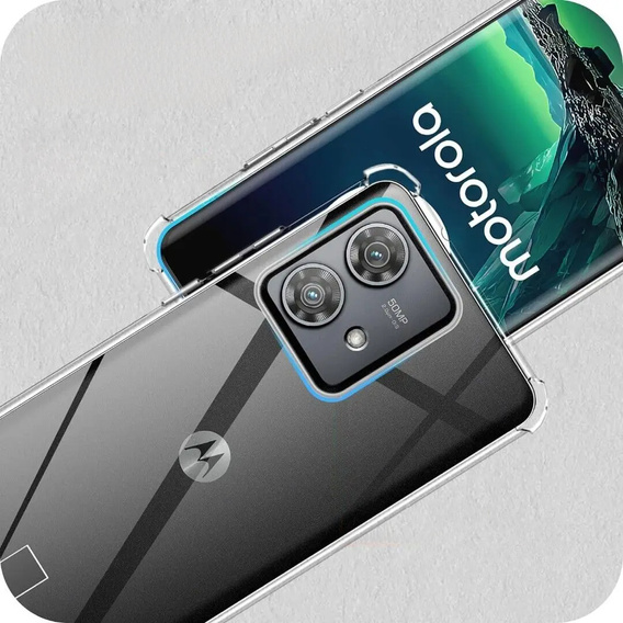 Чехол до Motorola Edge 40 Neo, Dropproof, прозрачный