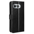Футляр з клапаном для T Phone 3 5G, Crazy Horse Wallet, чорний