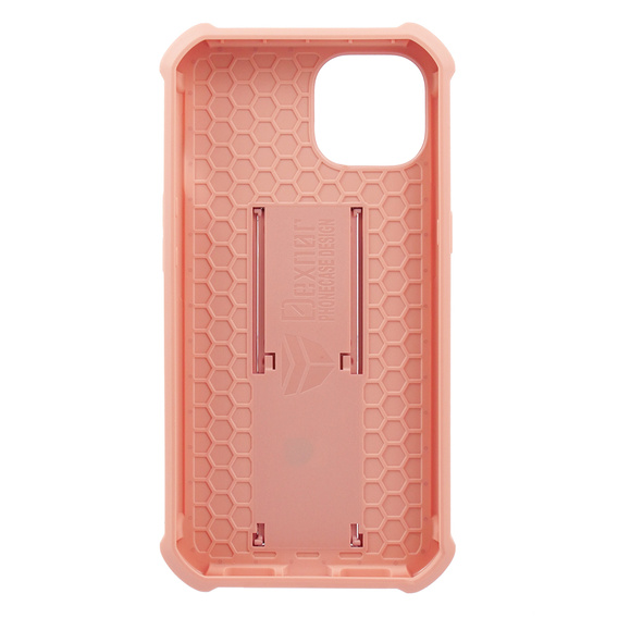 Броньований чохол для iPhone 13 / 14, Dexnor Full Body, рожевий rose gold