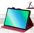 Чехол для iPad 10.2" 2021/2020/2019 (9/8/7 gen.), с клапаном, animal, красный