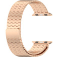 Сталевий ремінець для Apple Watch 1/2/3/4/5/6/7/8/SE/ULTRA 42/44/45/49 MM - рожевий rose gold